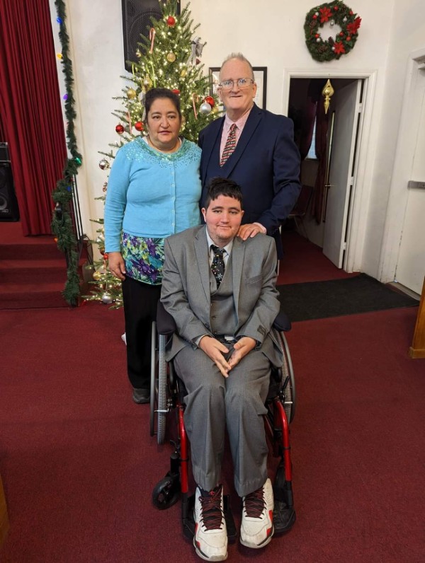 Senior Pastor  Stephen Boldin, Wife Nidia Boldin, and son Nathanael Boldin  Image